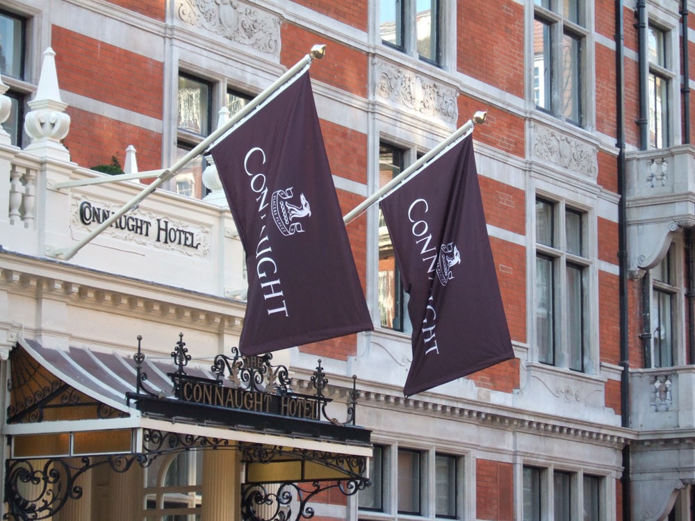Corporate flag - Connaught Hotel 