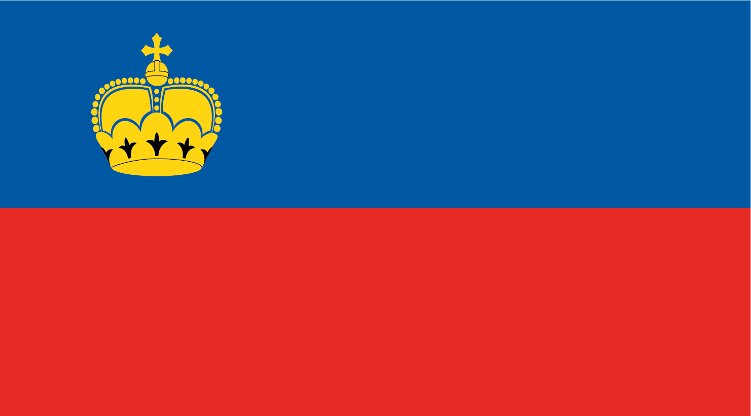 Liechtenstein National Flag