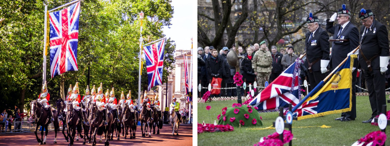 Union Flag Royal Event Military Ceremony