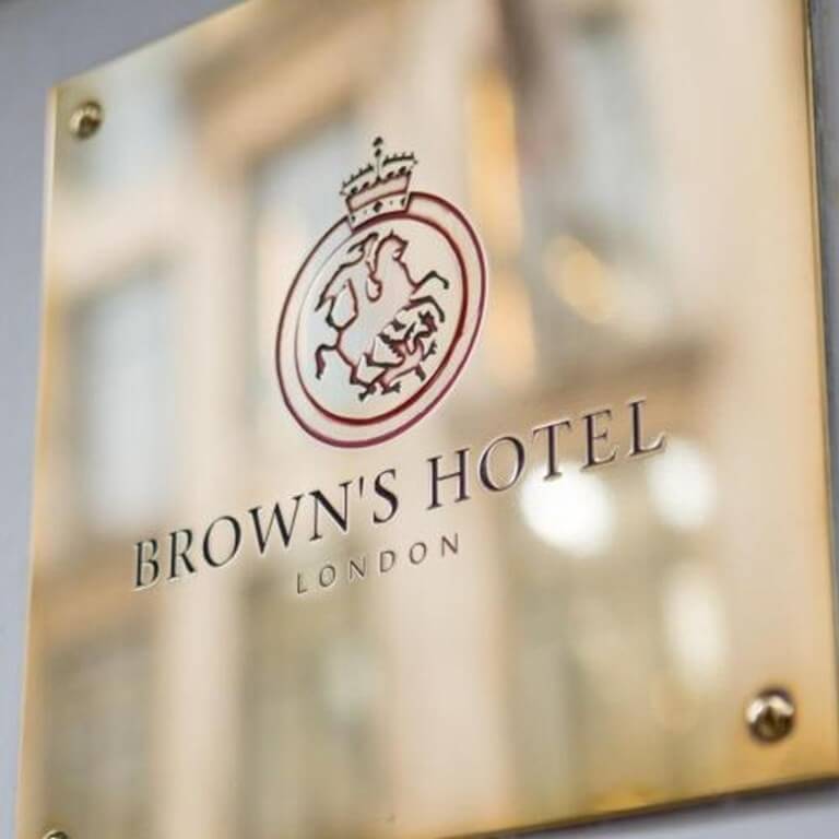 bespoke flags - Browns hotel