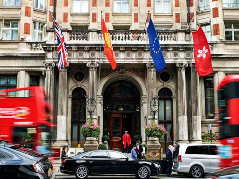Mandarin Hotel Flags and Flagpoles
